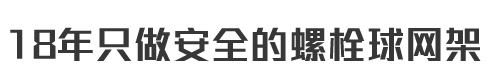 17年只做安全的螺栓球網架